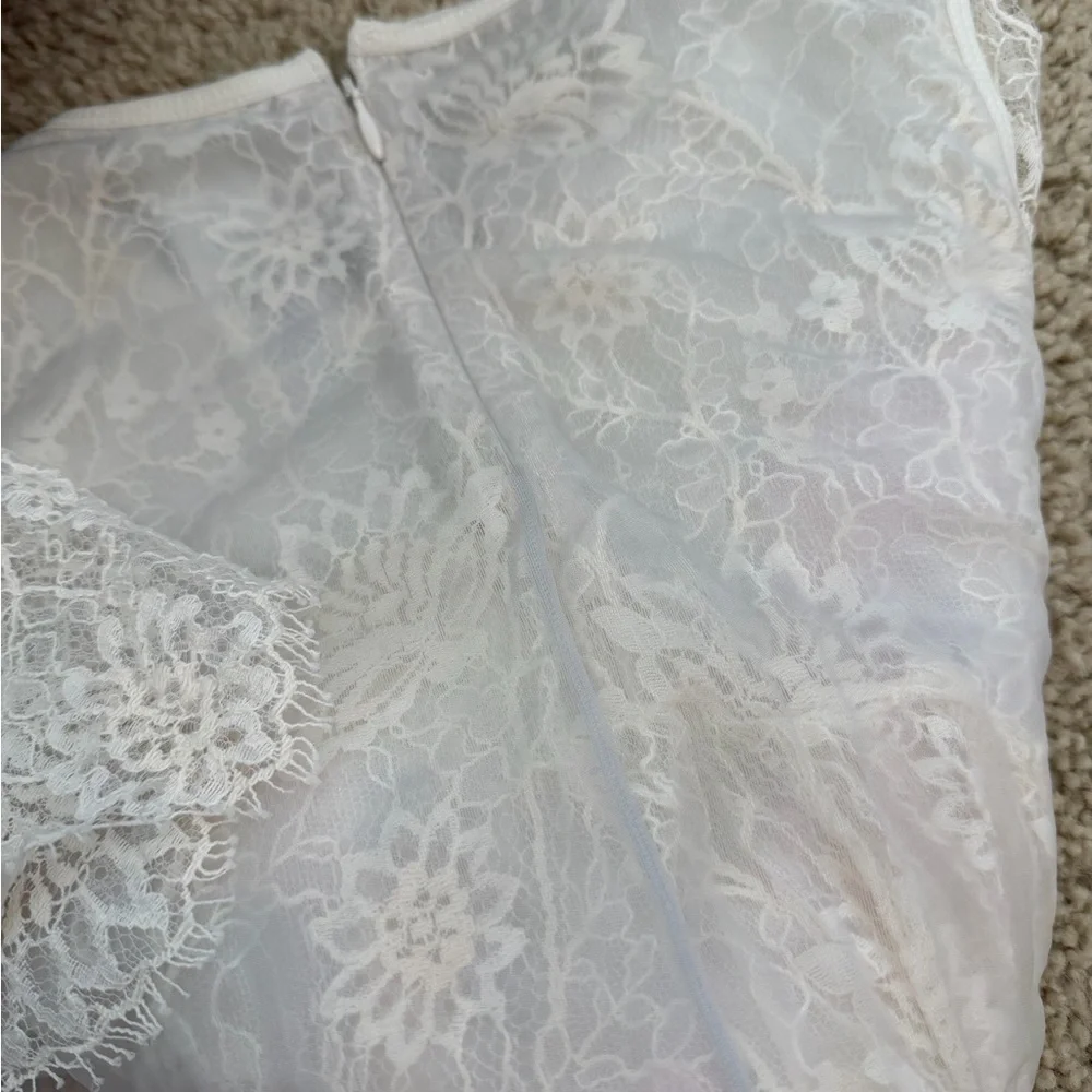 Acne Studios bow blouse with lace details runway - Picture 6 of 6